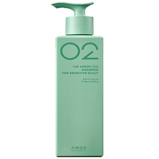 amos PROFESSIONAL THE GREEN TEA SHAMPOO FOR SENSITIVE SCALP 500ml