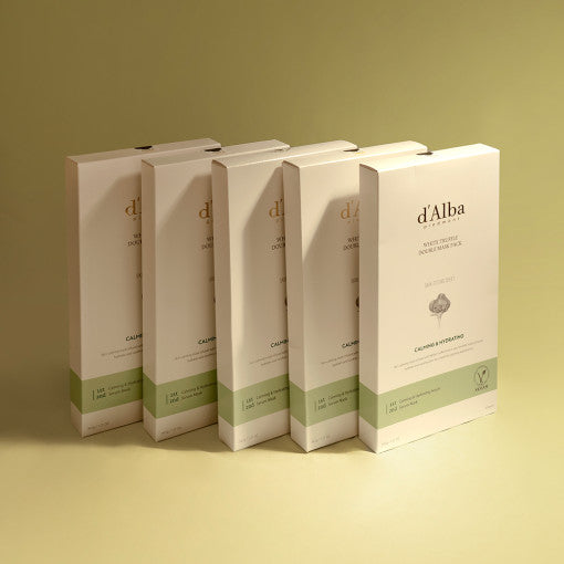d'Alba Weiße Trüffel-Doppelmaskenpackung [Beruhigend/Feuchtigkeitsspendend] 34,5 g x 20 Stück