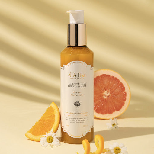 d'Alba – Körperreinigungsserum mit weißem Trüffelöl, 275 ml