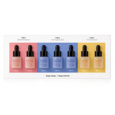 belif Super Drops 7 Tage Testset 6ml*7ea
