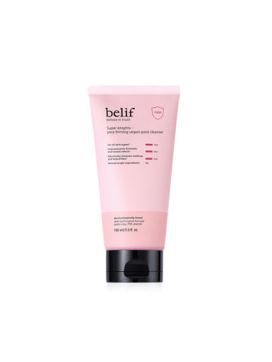 belif Super Knights Porenstraffendes veganes Reinigungsset, 150 ml