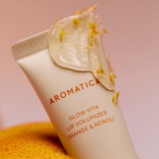AROMATICA Glow Vita Lip Volumizer Orange &amp; Neroli 10g
