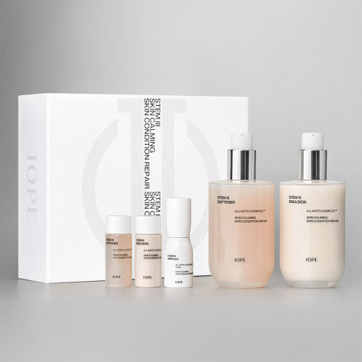 IOPE Stem 3 Weichmacher &amp; Emulsion Hautpflege-SET